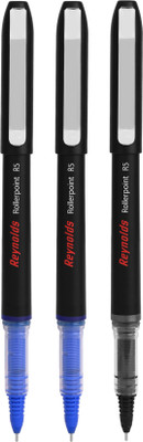 Reynolds R5 Roller Ball Pen(Pack of 3, Ink Color - Multicolor)
