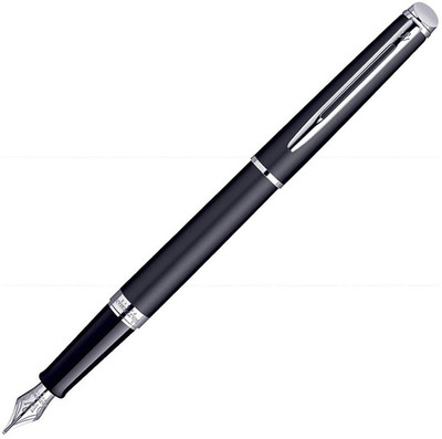 Waterman HEMISPHERE MATTE BLACK CT FOUNTAIN PEN – FINE NIB Fountain Pen(Ink Color - Blue)