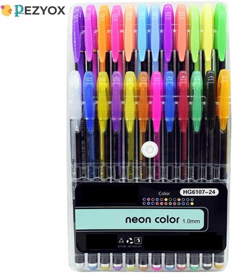 PEZYOX NA Nib(Pack of 24, Ink Color - Multicolor)