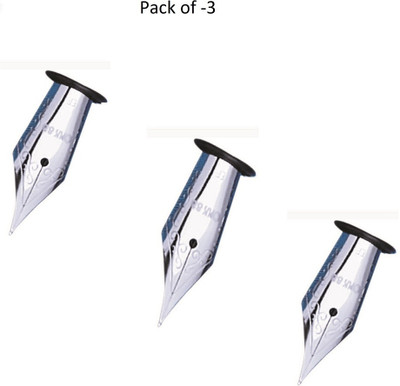 NOZOMI Fountain Nib Nib(Pack of 3, Ink Color - Silver)