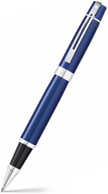 SHEAFFER Gift 300 Glossy Blue With Chrome Plate Trim Roller Ball Pen(Black)