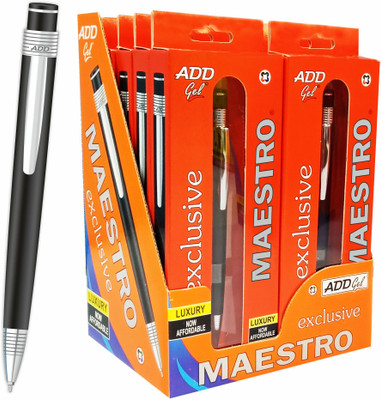 Add Gel ADD Gel MAESTRO PEN Ball Pen(Pack of 10, Ink Color - Blue)