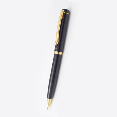 UJJi Black Colour with Gold Part Ball Pen(Ink Color - Blue )