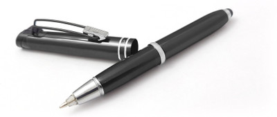 UJJi Stylus Pen with Led Light When Writing Black Ball Pen(Ink Color - Blue )