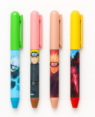 Pradeepa Animi character Fountain Pen(Pack of 4, Ink Color - Blue)