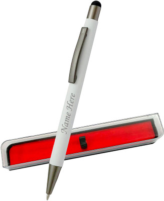 UJJi Stylus Pen Black Colour Ball Pen with Touch Screen on Top Ball Pen(Ink Color - Blue )