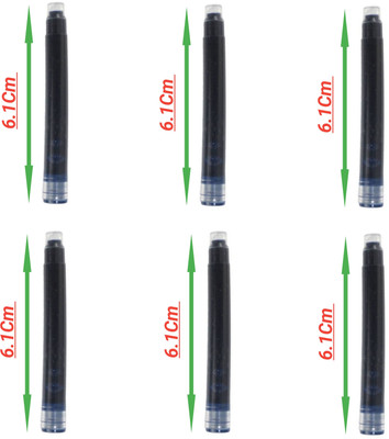 Scalpp Jumbo 6.1 Centimetres Refill(Pack of 6, Ink Color - Blue)
