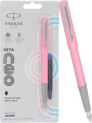 PARKER Beta NEO | Pale Pink Body Color | Fountain Pen(Ink Color - Blue)