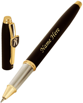 UJJi Adovcate Logo Clip White Colour Pen in Brass Material Long Refill Roller Ball Pen(Ink Color - Blue )