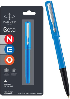 PARKER Parker Beta Neo Chrome Trim, Blue Body Colour, Ideal For Professionals Ball Pen(Ink Color - Blue)