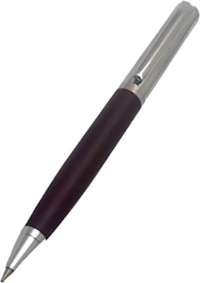 Dikawen 3344 Brown Color Lightweight Metal Body, Slim, Attractive & Comfortable Grip Ball Pen(Ink Color - Blue)