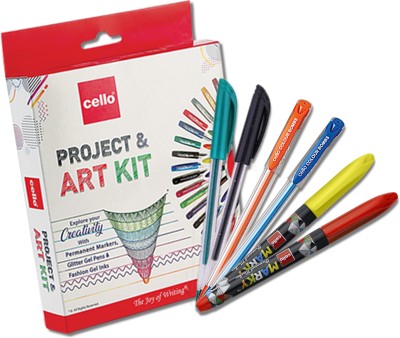Cello Project and Art Kit Stationery Set(Pack of 28, Assorted)
