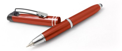 UJJi Stylus Pen with Led Light When Writing Red Ball Pen(Ink Color - Blue )