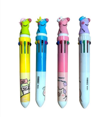 Neha New Different Collection Multi-function Pen(Pack of 4, Ink Color - Multicolor)