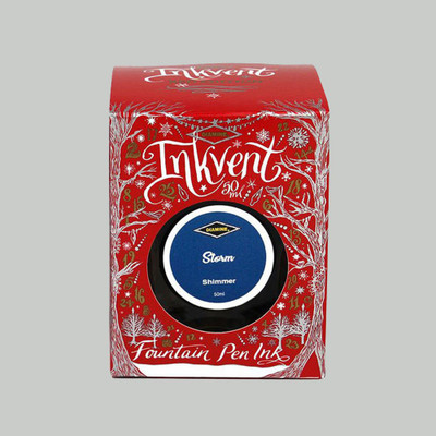 DIAMINE INKVENT RED EDITION STORM 50 ML -SHIMMER Ink Bottle(Ink Color - storm)