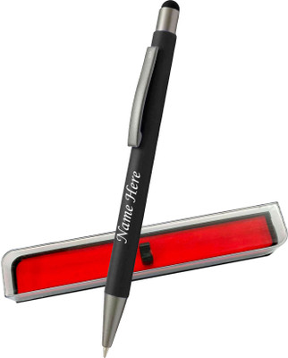 UJJi Stylus Pen Black Colour Ball Pen with Touch Screen on Top Ball Pen(Ink Color - Blue )
