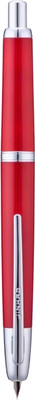 Gold Leaf Jinhao 20 Fountain Pen – Red, Retractable, Fine Nib, Plastic Body, Silver Clip Fountain Pen(Ink Color - Multicolor)
