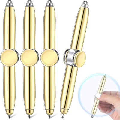 Xydrozen Spinner Multi-function Pen(Pack of 4, Ink Color - Blue)