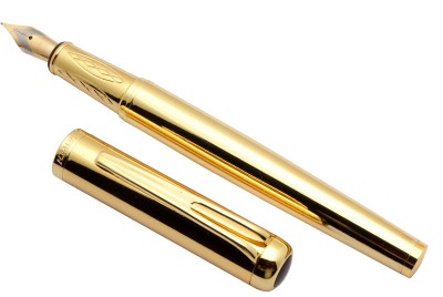 Ledos Dikawen 8028 Golden Metal Body Fountain Pen(converter system)