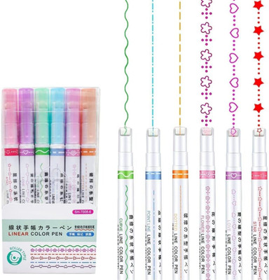 hbstreads 1 Digital Pen(Pack of 6, Ink Color - maltibroo)