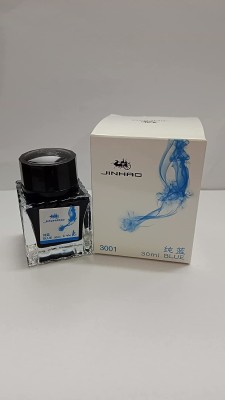 greencom 3001 Fountain Pen 30ml Ink Bottle(Ink Color - Blue)