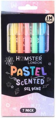 hamster london Coloured Gel Ink Pen Gel Pen(Pack of 7, Ink Color - Multicolor)