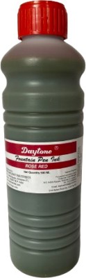 Daytone Fountain Pen Ink- 500ml Ink Bottle(Pack of 2, Rose Red)