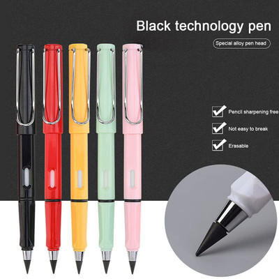 Agelast EverLasting Mechanical Pencil, Infinity with Eraser, Inkless, Reusable Pencil(Set of 4, Multicolor)