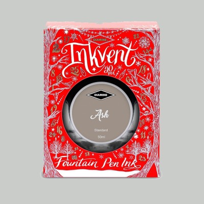 DIAMINE INKVENT RED EDITION ASH 50 ML-STANDARD Ink Bottle(Ink Color - ash)