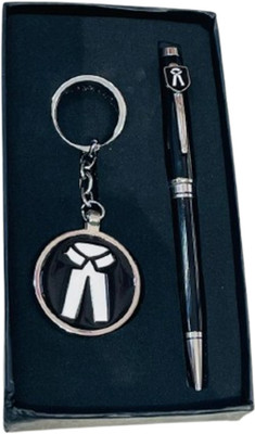 MIXUNBOX Advocate Pen and Keychain Pen Gift Set Ball Pen(Ink Color - Blue)