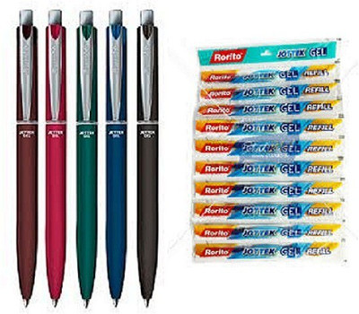 Rorito JOTTEK GEL 10 PEN & 10 REFILLS + 1 SCENTED PEN (in Pack 21 pcs) Gel Pen(Pack of 15, Ink Color - Blue) Rorito JOTTEK GEL 10 PEN & 10 REFILLS + 1 SCENTED PEN (in Pack 21 pcs) Gel Pen(Pack of 15, Ink Color - Blue)