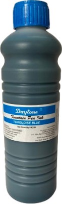 Daytone Fountain Pen Ink- 500ml Ink Bottle(Pack of 2, Turquoise Blue)