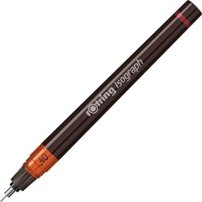 rotring 0.4mm Isograph Technical Drawing Pen (Ink not included) Fineliner Pen(Ink Color - Brown)