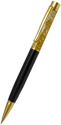 UJJi Golden Liquid Filled Brass Body Ball Pen(Ink Color - Blue )