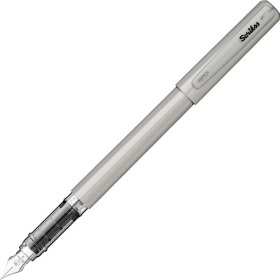 Scrikss Primeo Pastel Fountain Ink Pen | Smooth Writing | Best for Beginners & Daily Use Fountain Pen(Ink Color - Blue)