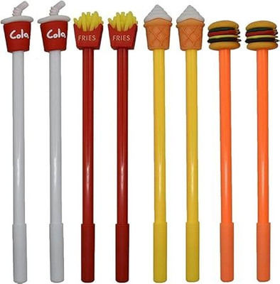 RTEX Fast Food Fun Series Ball Pen(Pack of 12, Ink Color - Black)