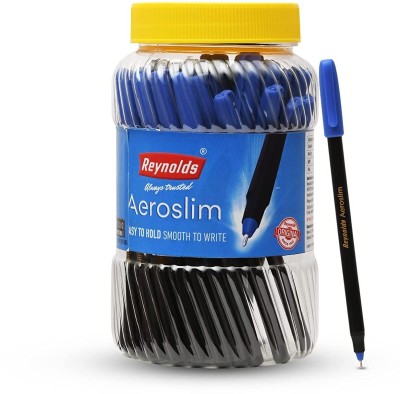 Reynolds Aeroslim Ball Pen(Pack of 50, Ink Color - Blue)