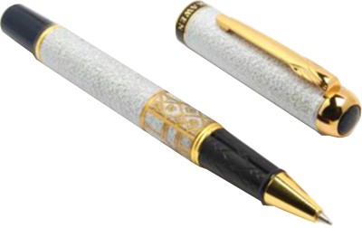 Lestylo Dikawen 827 Premium Sand Metal Finish Designer Roller Ball Pen(Blue)