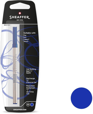 SHEAFFER C Style Rollerball Blue (Medium) (Compatible with POP, Award, Legacy Models) Refill(Ink Color - Blue)