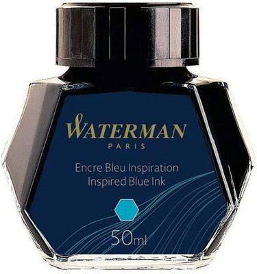 Waterman INSPIRED BLUE – 50ML INK BOTTLE PACK OF 2 Ink Bottle(Pack of 2, Ink Color - INSPIRED BLUE)