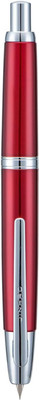 Levin Capless Fountain Pen Rose Red Retractable Fine Nib with Ink Converter Set Fountain Pen(Ink Color - Multicolor)