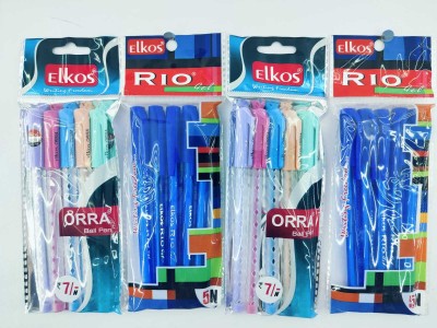 Jain Associates Rio And Orra Blue Pen Ball Pen(Pack of 100, Ink Color - Blue)