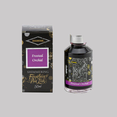 DIAMINE FROSTED ORCHID SHIMMER 50 ML Ink Bottle(Ink Color - ORCHID)