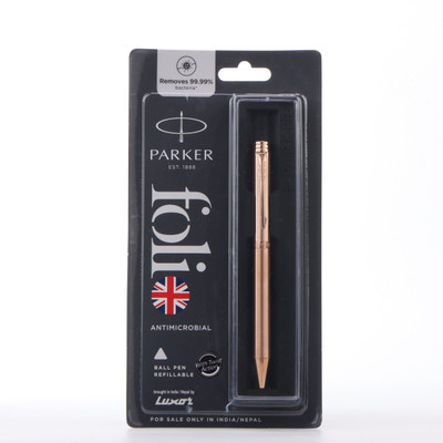 PARKER FOLIO Roller Ball Pen(Ink Color - Blue)