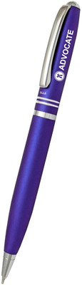 UJJi Gift for Advocate with Pen Two Ring Matte Blue Ball Pen(Ink Color - Blue)