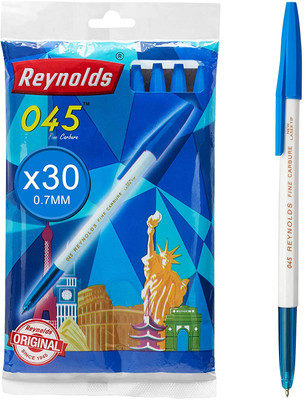 Reynolds 045 Blue by THE MARK Ball Pen(Pack of 70, Ink Color - Blue)