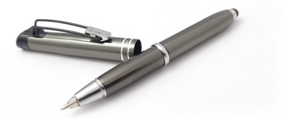 UJJi Stylus Pen with Led Light When Writing Grey Ball Pen(Ink Color - Blue )