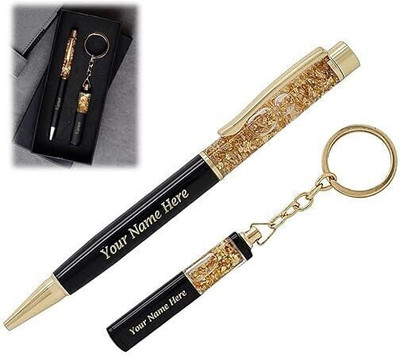 MKHUB Personalized Pen & Keychain The Customise pen TO GET NAME WHATSAPP US 8928765925 Ball Pen(Pack of 2, Ink Color - Blue)