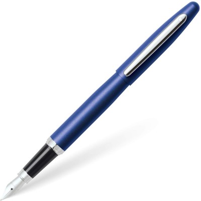 SHEAFFER Vfm Neon Blue With Chrome Trim (Medium Nib) Fountain Pen(Black, Blue)
