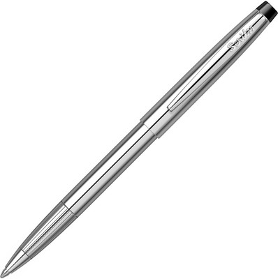 Scrikss 108 Series Chrome Plated Brass Body Ball Pen(Ink Color - Chrome)